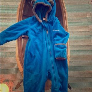 Baby boy bunting suit